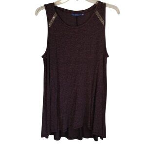 EUC Apt 9 Dressy Tank with shoulder sparkle